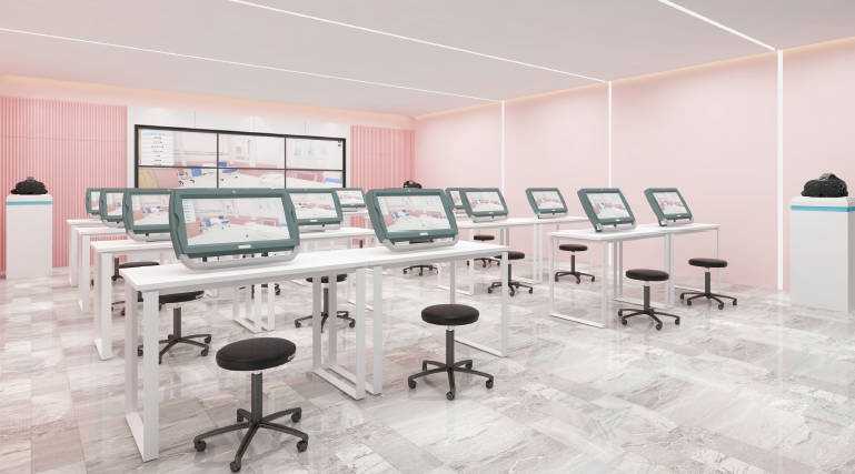 護理虛擬仿真學(xué)習教室